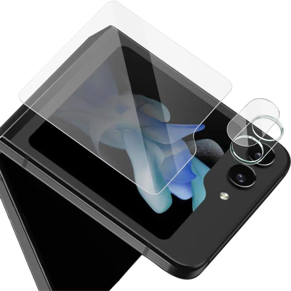 Samsung Galaxy Z Flip5 Tempered Glass Camera Lens Skydd - Khatibs